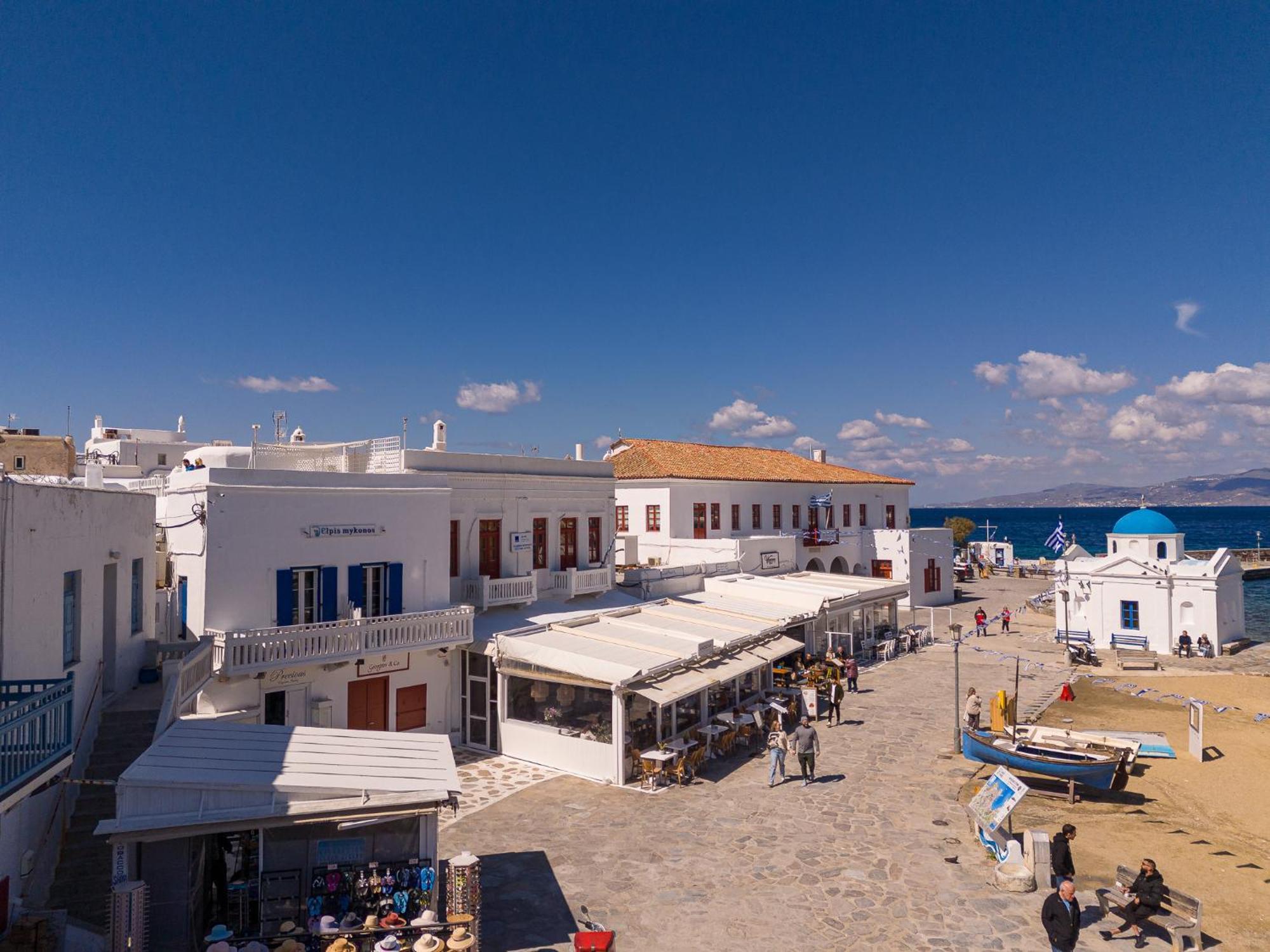 Elpis Mykonos Apartments - Mykonos Town Delos Port Екстер'єр фото