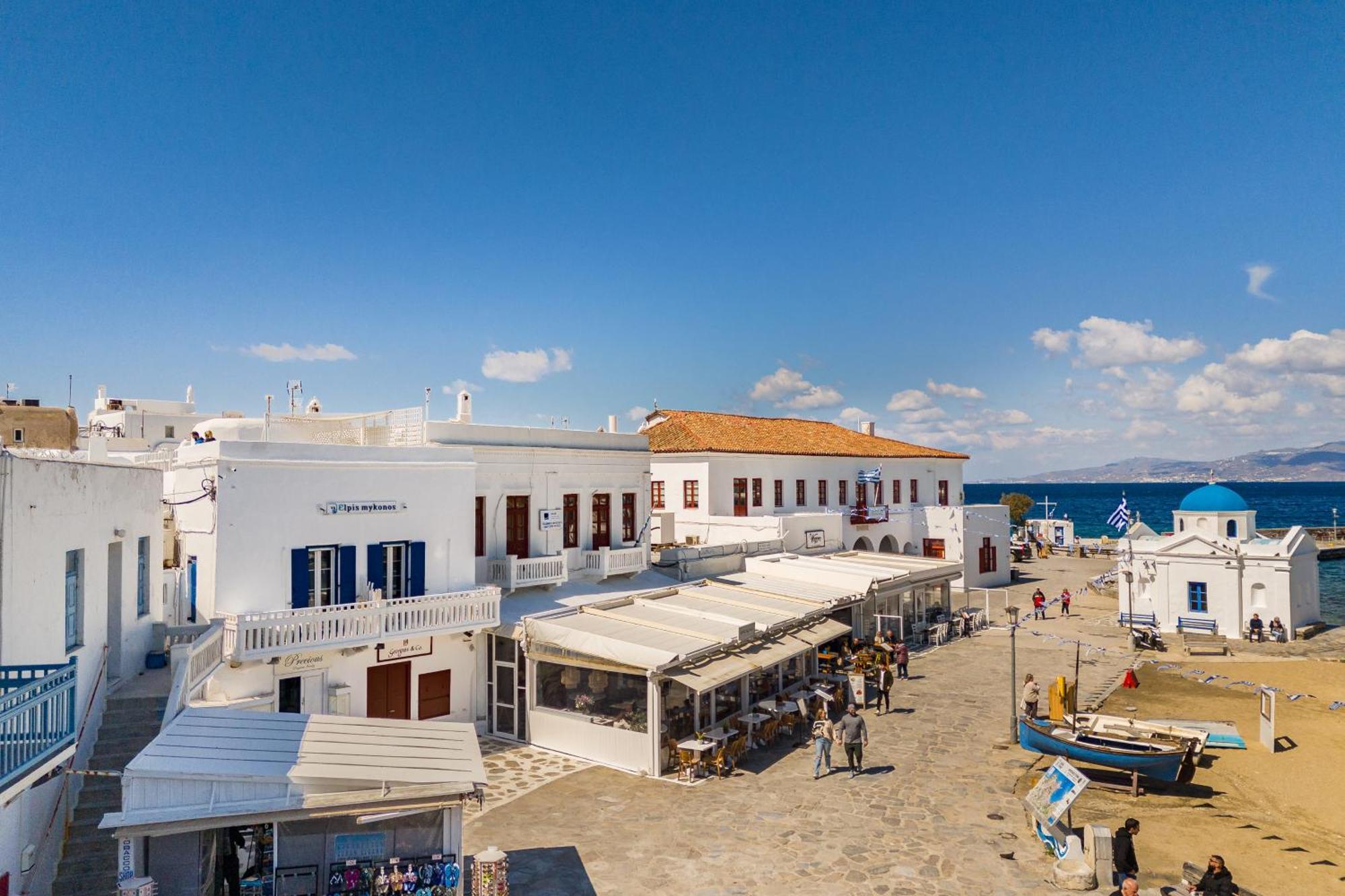 Elpis Mykonos Apartments - Mykonos Town Delos Port Екстер'єр фото